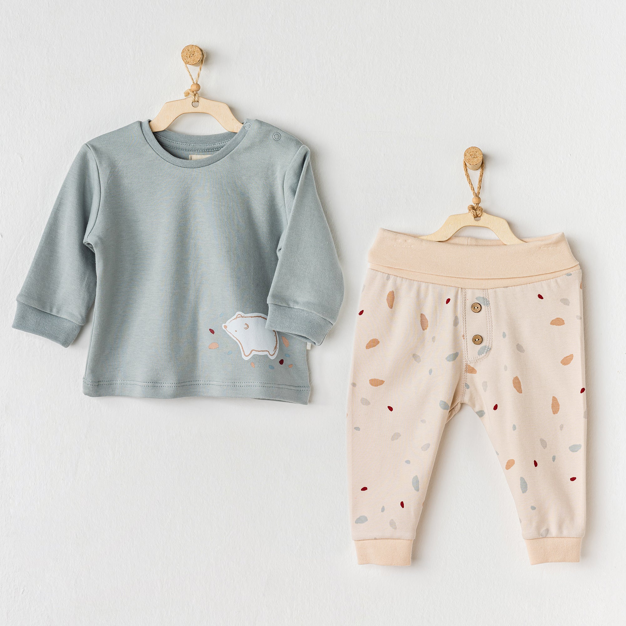 Time To Relax Natural Cotton Pajama Set