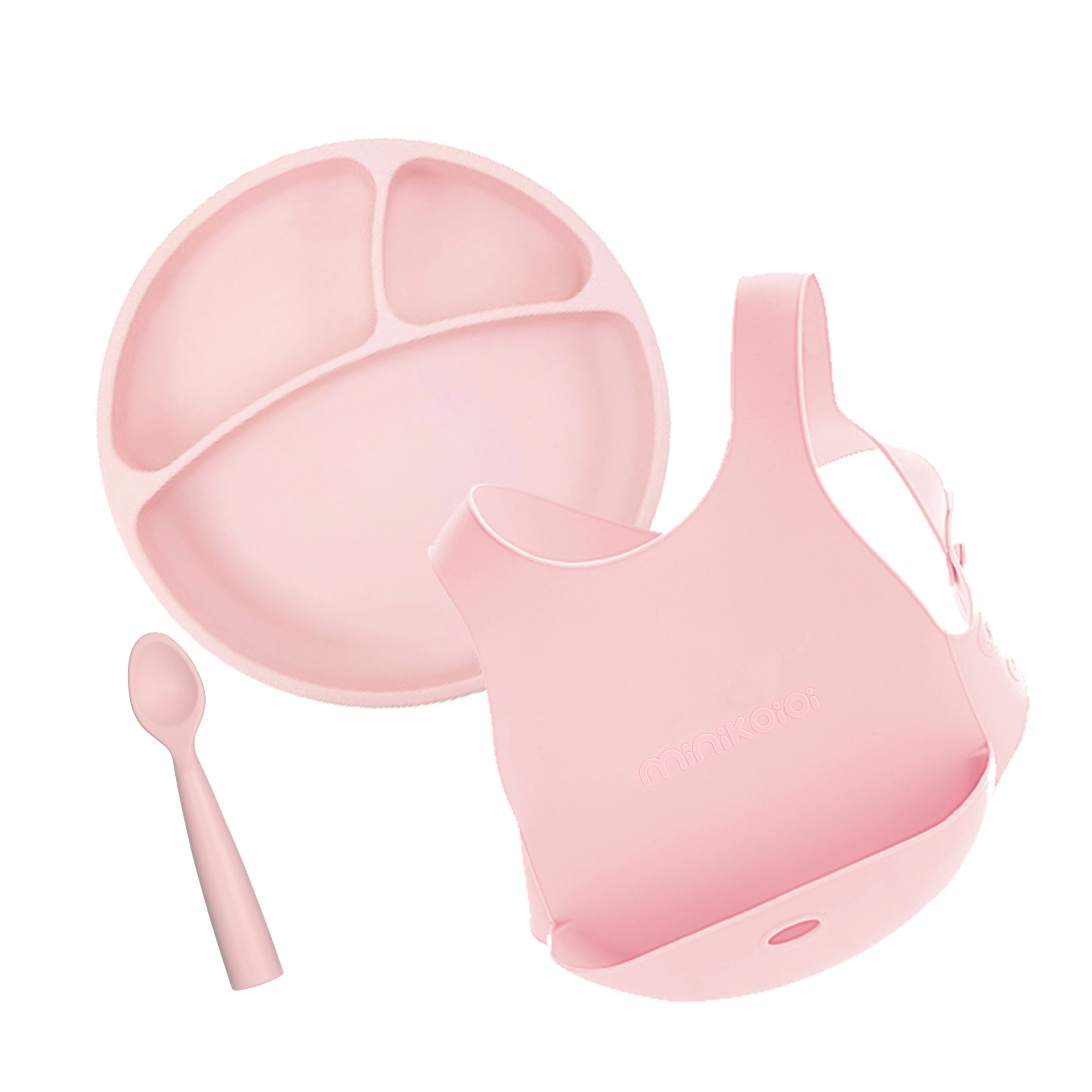 MinikOiOi Feeding Set (BLW2) - Pinky Pink