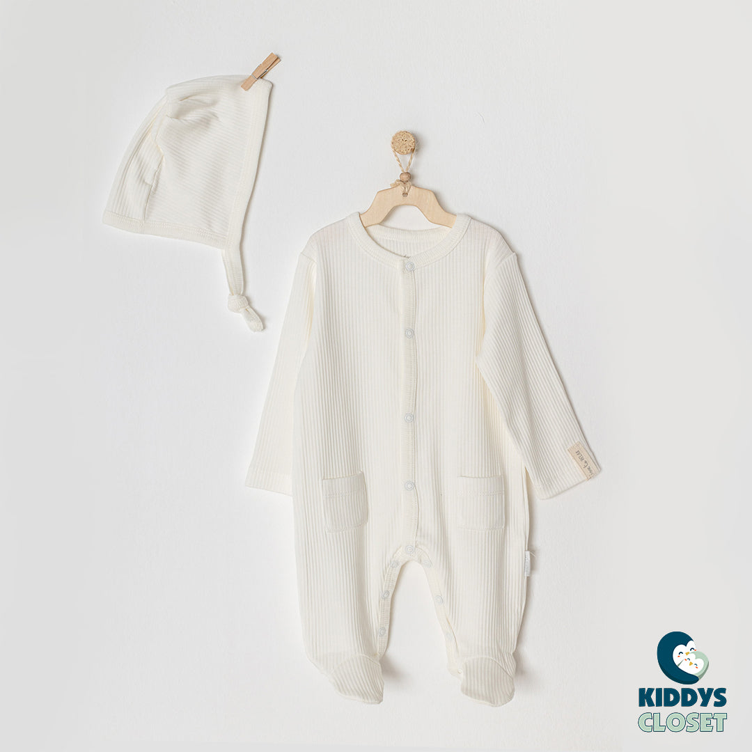 Ecru Modal Cotton Newborn Set