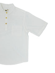 RG White Linen Short Sleeve Shirt