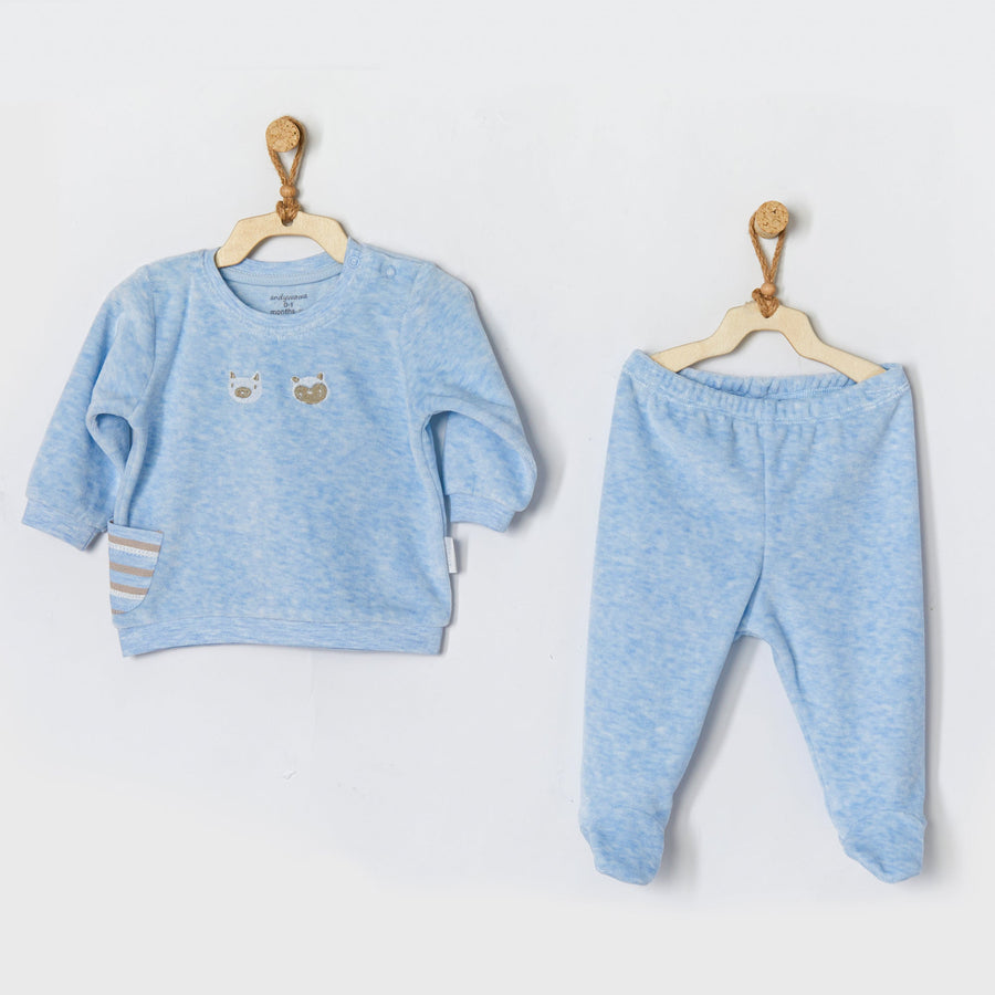 Bear & Friends Velvet Pajama Set