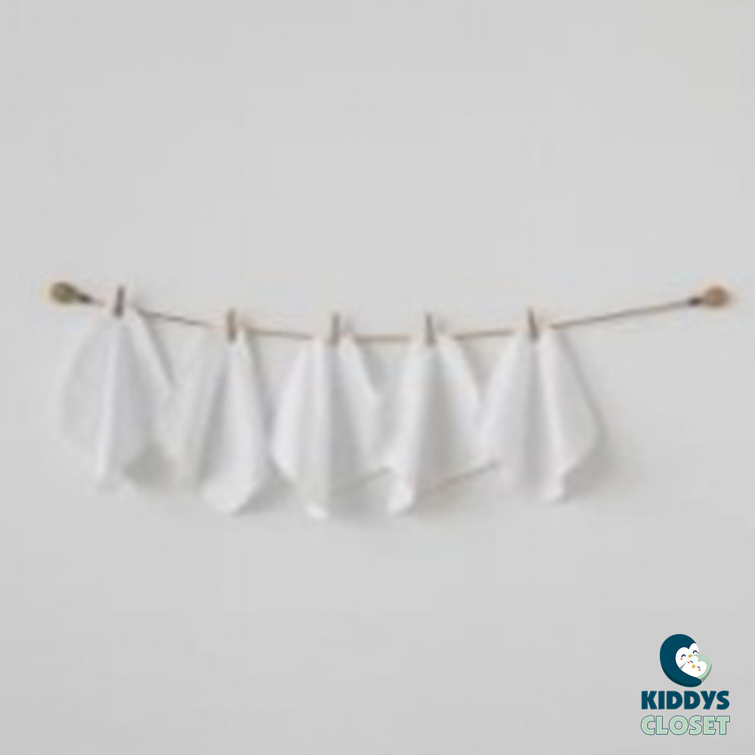 Andy Wawa Blue Basic Washcloths / 5pcs